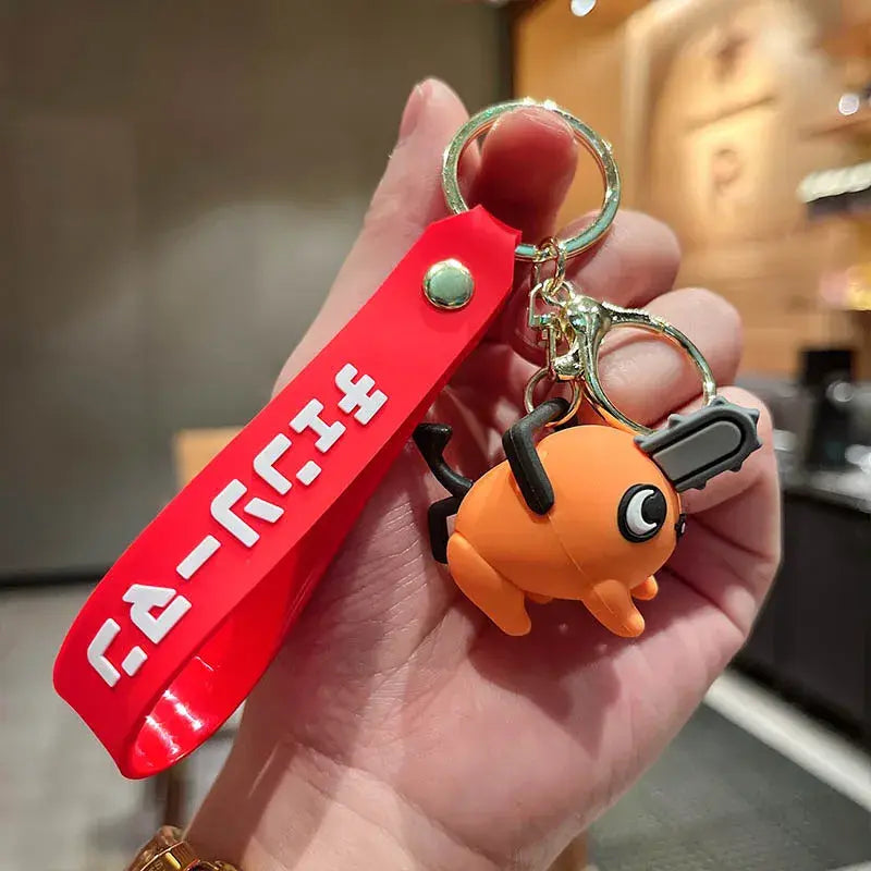 Porte-clef en silicone Chainsaw Man