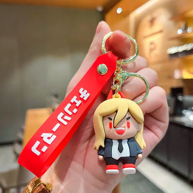 Porte-clef en silicone Chainsaw Man