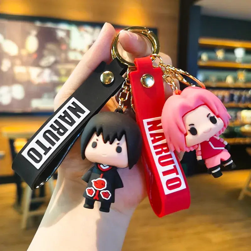 Porte-clef Naruto Shippuden en silicone