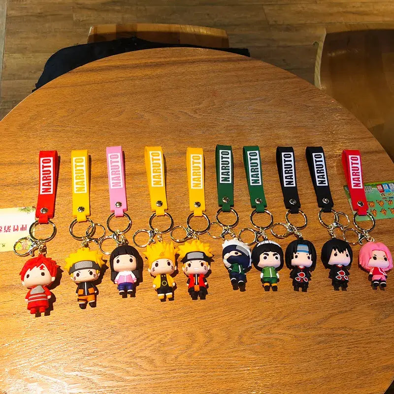 Porte-clef Naruto Shippuden en silicone