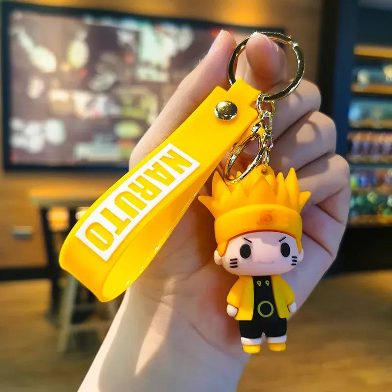 Porte-clef Naruto Shippuden en silicone