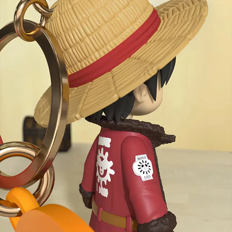 Porte-clef One Piece Luffy roi des Pirates
