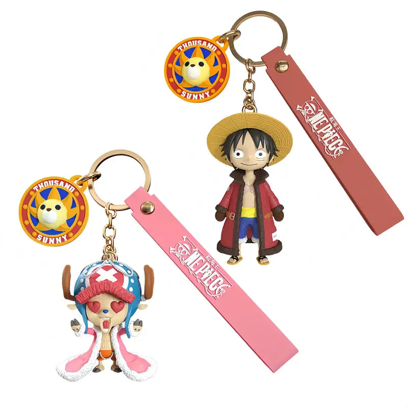 Porte-clef One Piece Luffy roi des Pirates