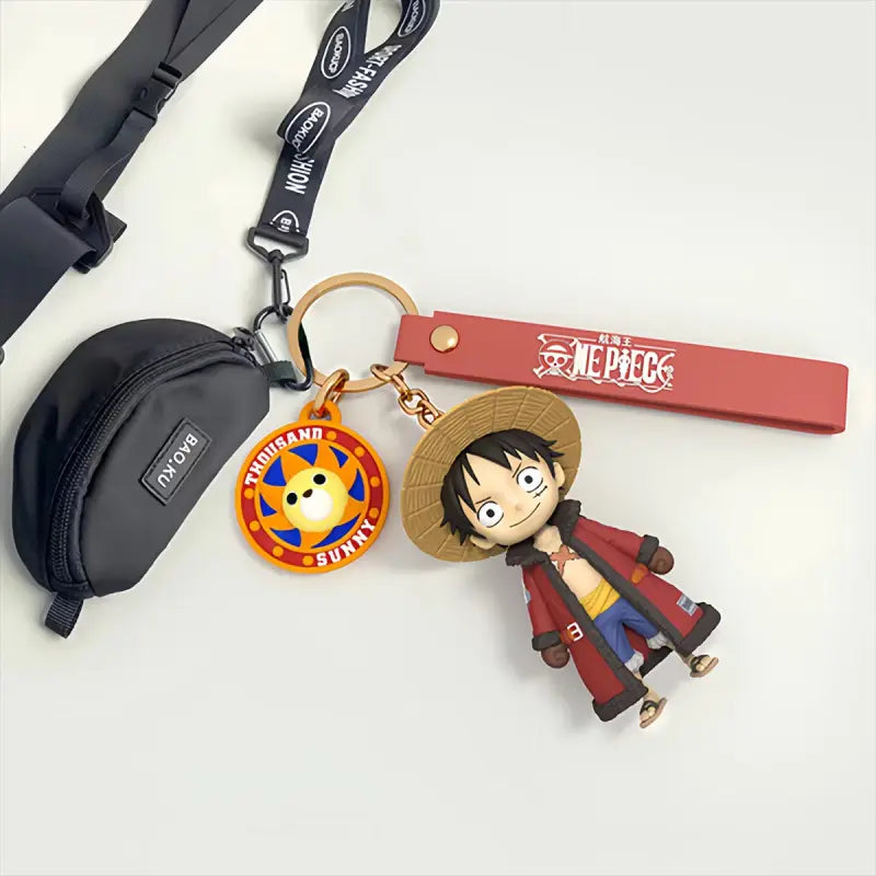Porte-clef One Piece Luffy roi des Pirates