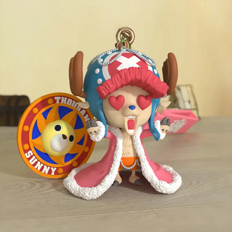 Porte-clef One Piece Luffy roi des Pirates