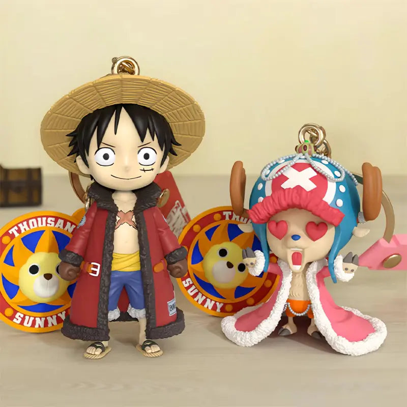 Porte-clef One Piece Luffy roi des Pirates