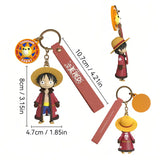 Porte-clef One Piece Luffy roi des Pirates