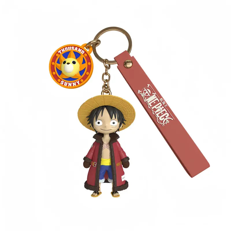 Porte-clef One Piece Luffy roi des Pirates