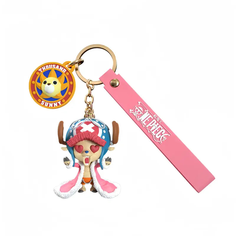 Porte-clef One Piece Luffy roi des Pirates