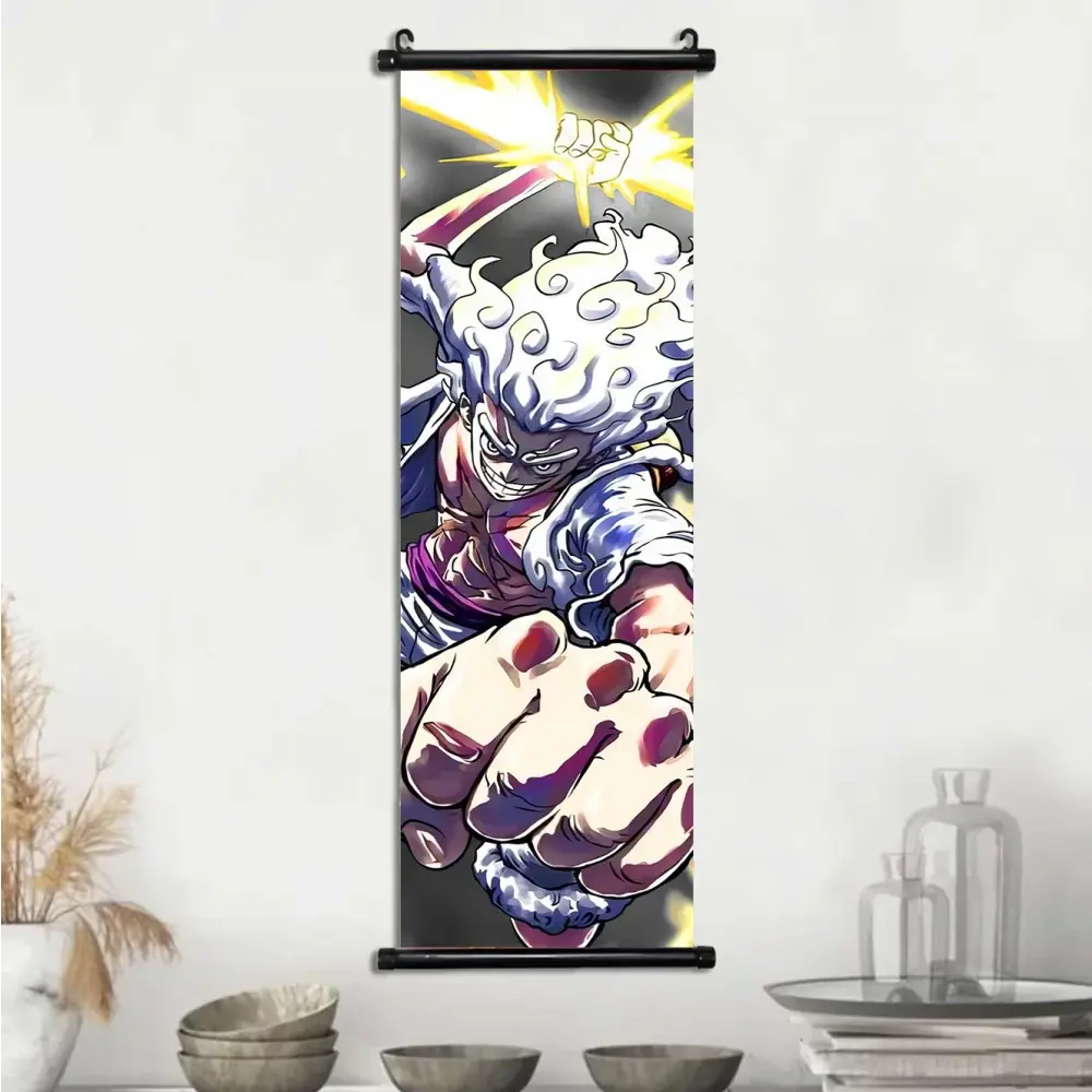 Poster déroulant Canvas Monkey D. Luffy Nika Joy Boy Gear V