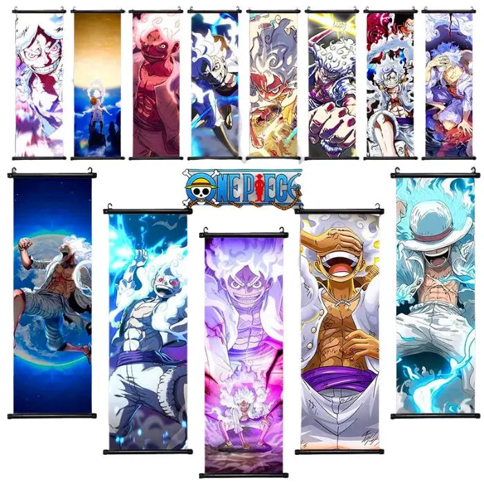 Poster déroulant Canvas Monkey D. Luffy Nika Joy Boy Gear V