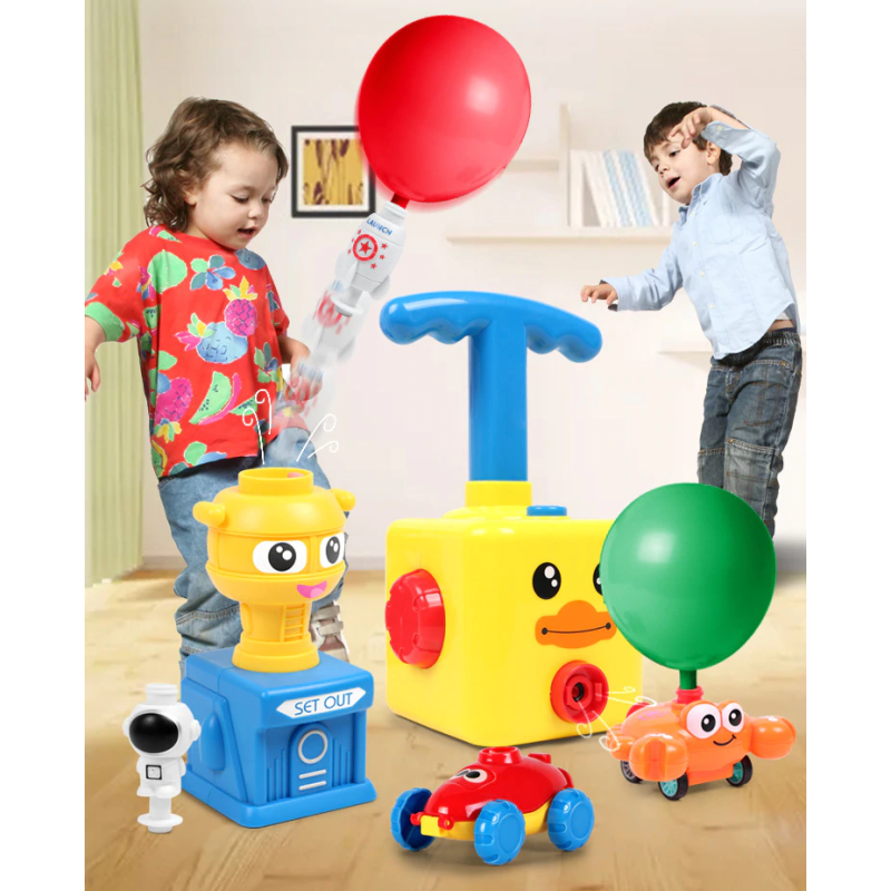 MagicBallon Jouet Voiture & Astronaute Propulsée par Ballon Gonflable