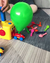 MagicBallon Jouet Voiture & Astronaute Propulsée par Ballon Gonflable