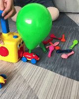 MagicBallon Jouet Voiture & Astronaute Propulsée par Ballon Gonflable