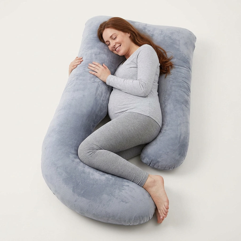 Coussin de grossesse en forme de G