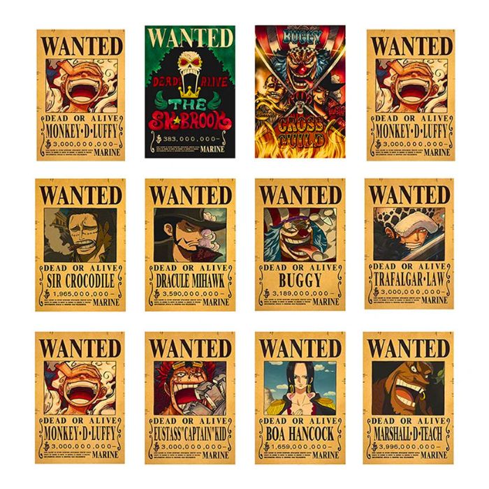 Poster Wanted Roronoa Zoro One Piece Post Wano