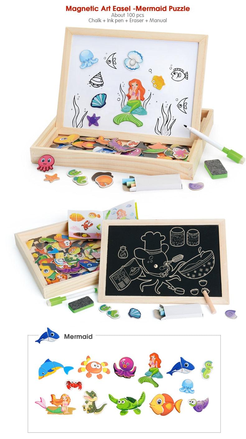 Boite de Dessin en Bois