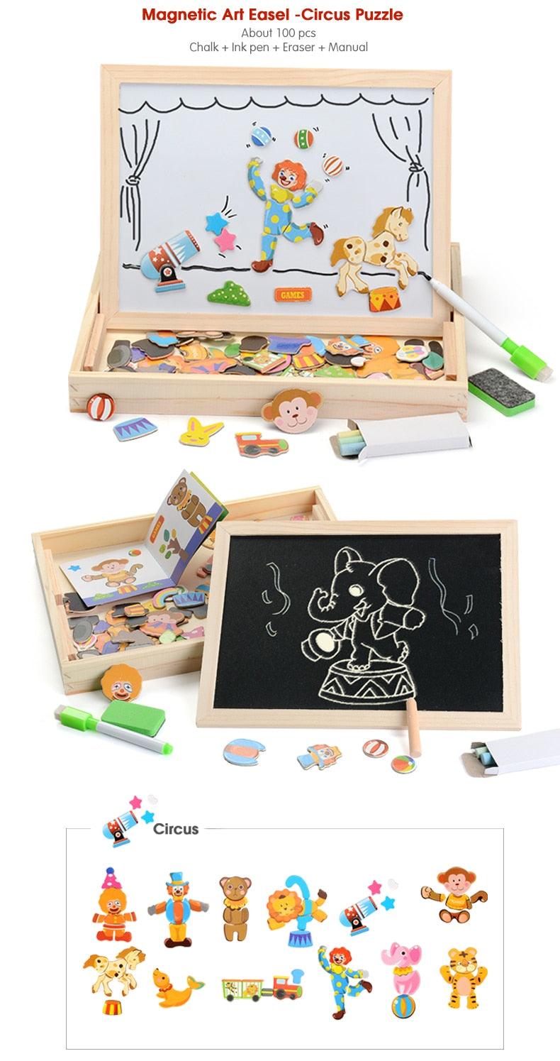 Boite de Dessin en Bois