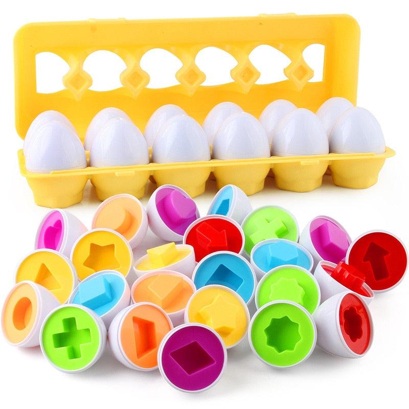 Jeu d'oeufs puzzle pour bébé