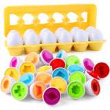 Jeu d'oeufs puzzle pour bébé