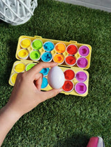 Jeu d'oeufs puzzle pour bébé