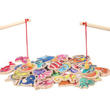 Jeu de Pêche Magnétique en Bois