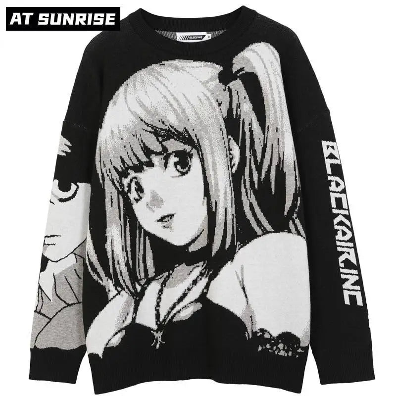 Pull Vintage rétro Anime Blackair.inc