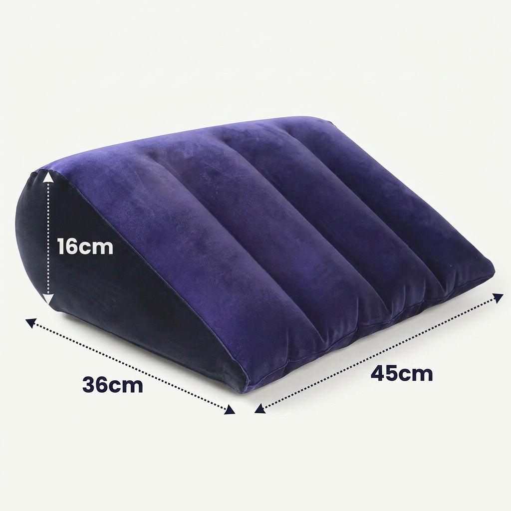 Coussin gonflable en forme de triangle