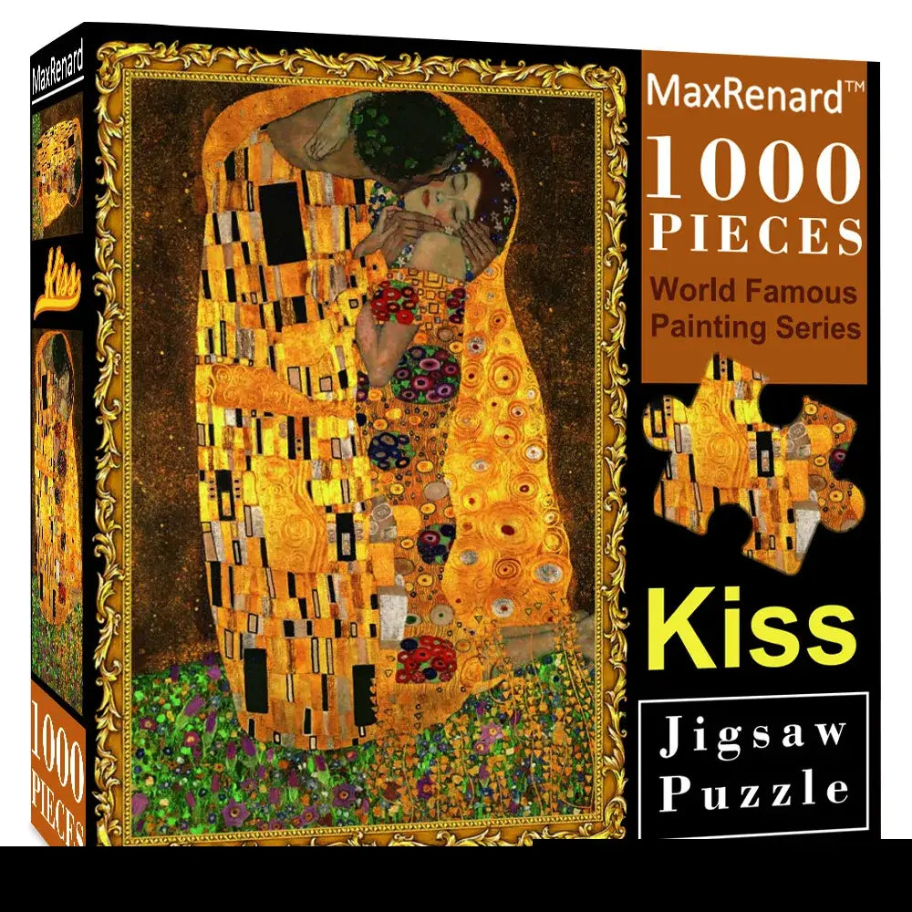 Puzzle 1000 Pièces Tableau Ancien Le Baiser