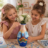 Puzzle 3D Vase – 160 Pièces Incurvées & Vase Fonctionnel