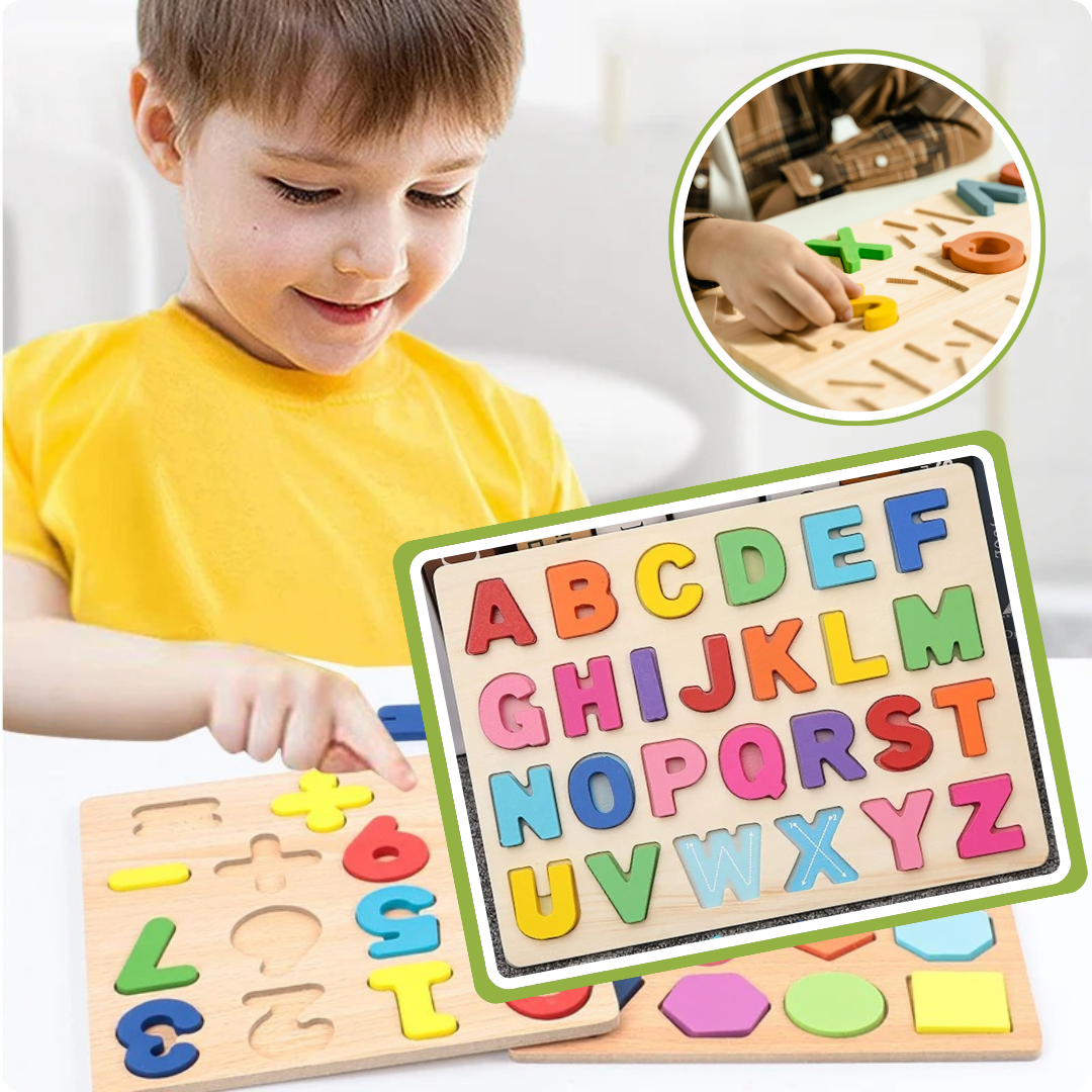 Puzzle BEBE | Édulobois Lettres de l'alphabet