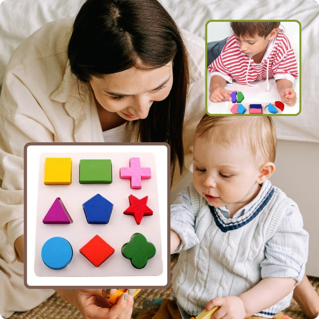 Puzzle BEBE | Édulobois formes géométriques