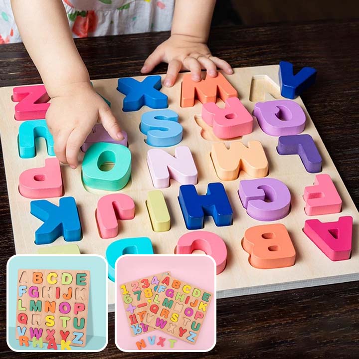 Puzzle BEBE | Édulobois Lettres de l'alphabet