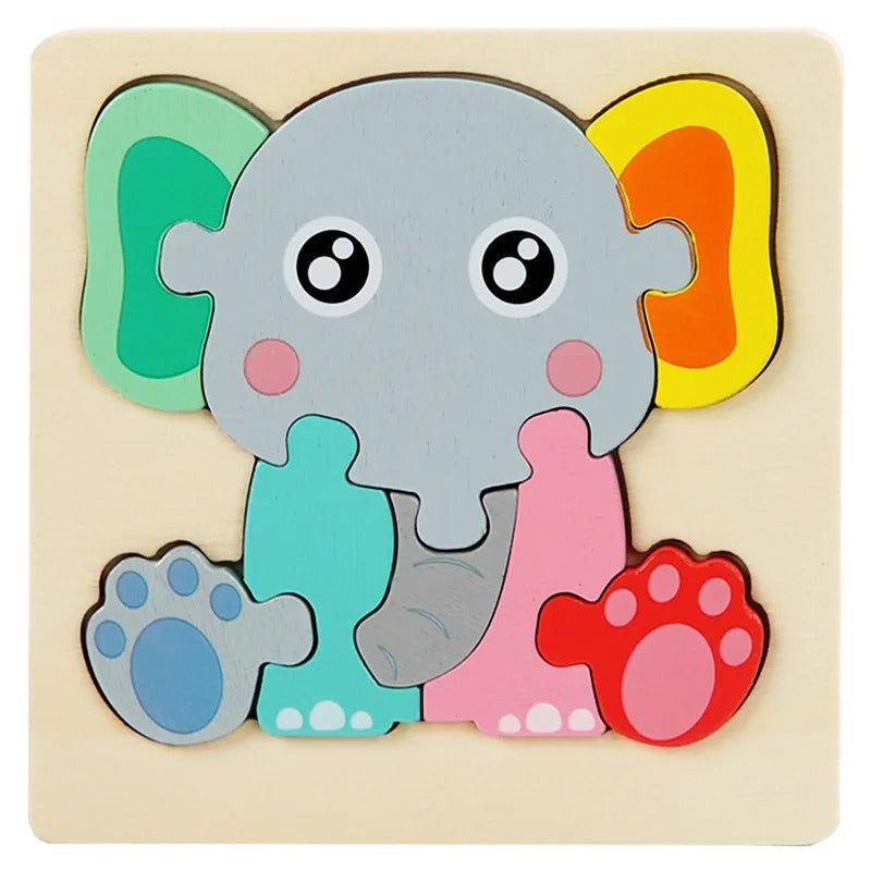 PUZZLE BEBE | Ludipuzzle Ensemble de 6 casse-têtes: les animaux
