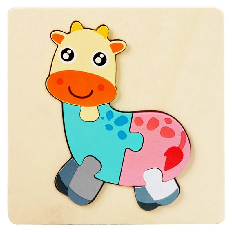 PUZZLE BEBE | Ludipuzzle Ensemble de 6 casse-têtes: les animaux
