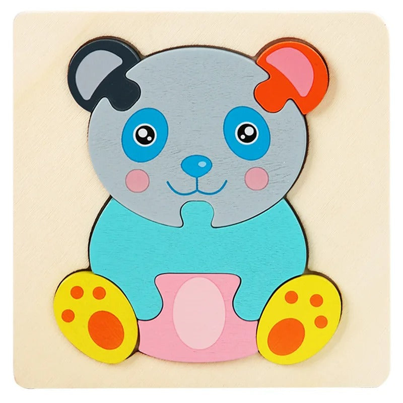 PUZZLE BEBE | Ludipuzzle Ensemble de 6 casse-têtes: les animaux