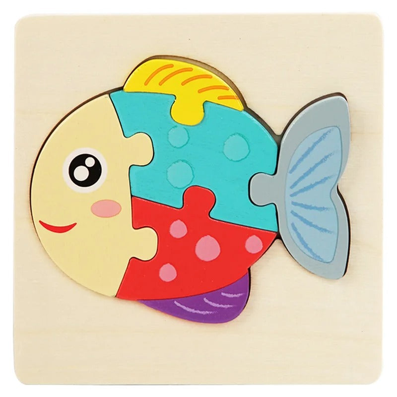 PUZZLE BEBE | Ludipuzzle Ensemble de 6 casse-têtes: les animaux