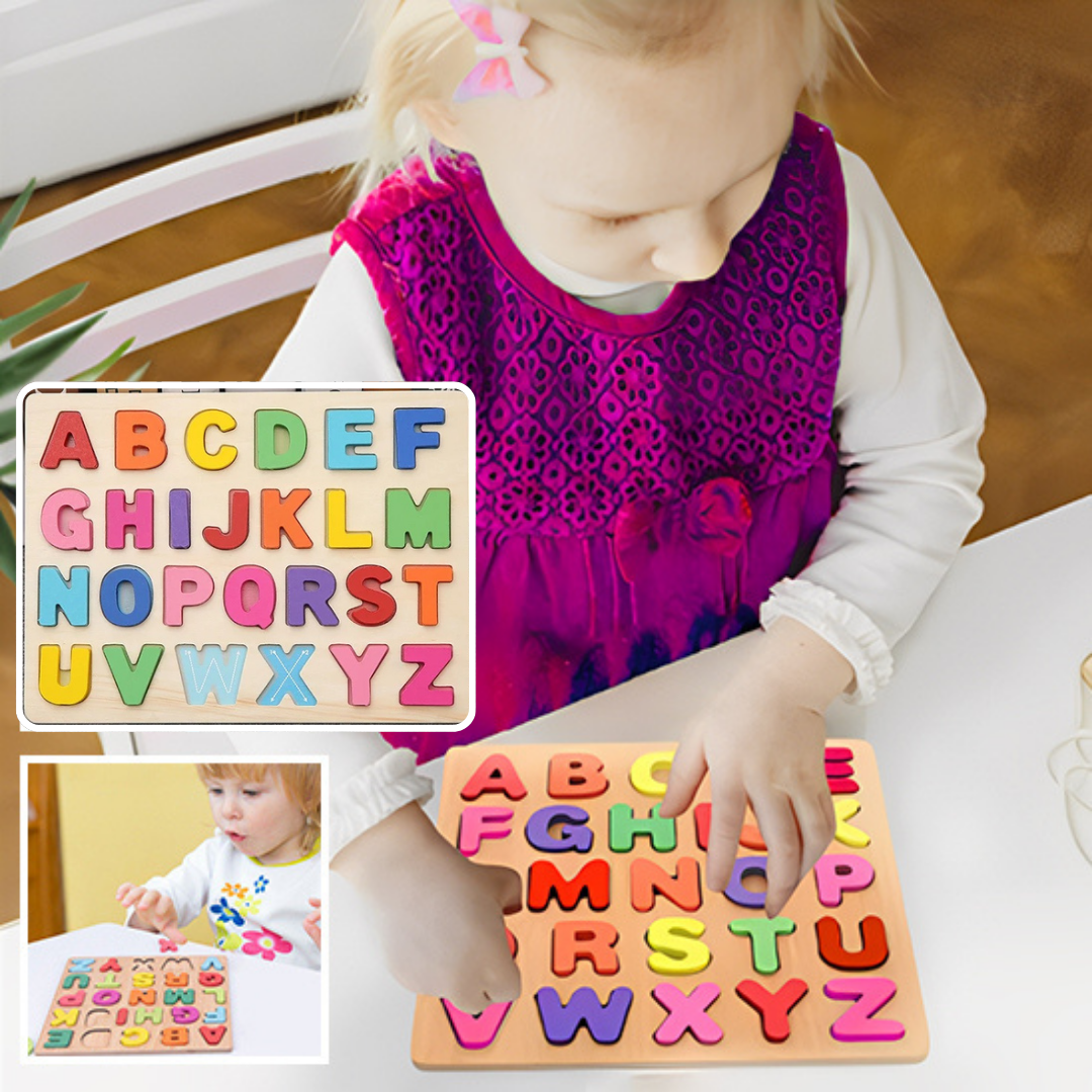 Puzzle BEBE | Édulobois Lettres de l'alphabet
