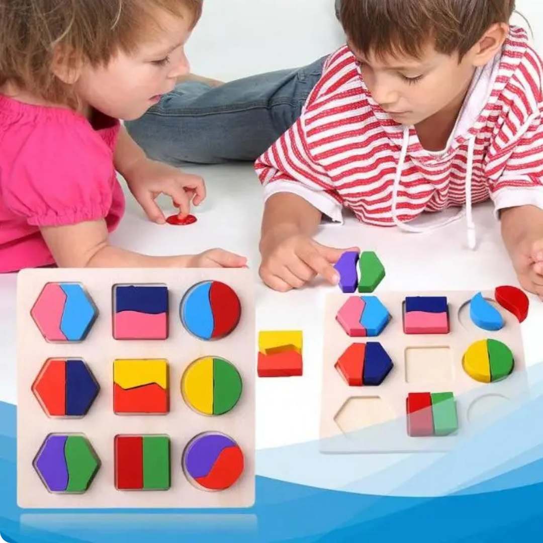 Puzzle BEBE | Édulobois formes géométriques