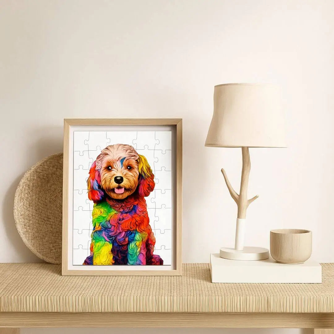 Puzzle Bois Chien Artistique – DoggyArt