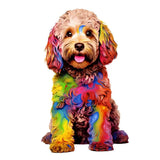 Puzzle Bois Chien Artistique – DoggyArt