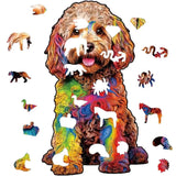 Puzzle Bois Chien Artistique – DoggyArt