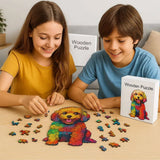 Puzzle Bois Chien Artistique – DoggyArt