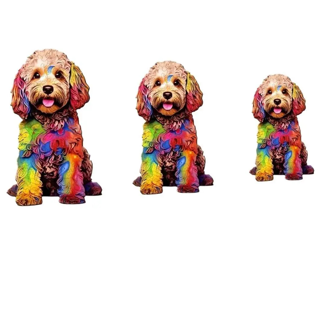 Puzzle Bois Chien Artistique – DoggyArt