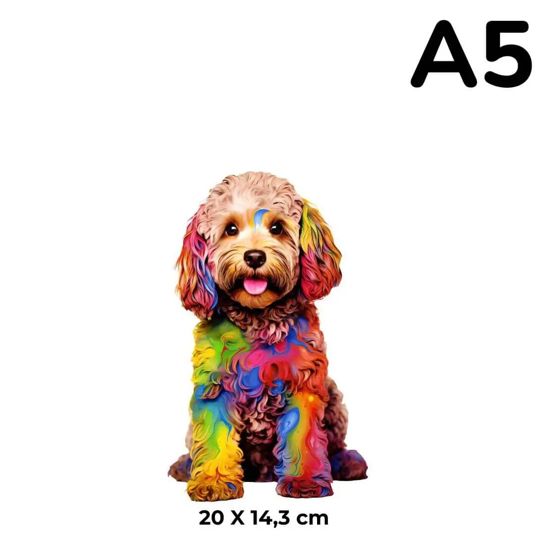Puzzle Bois Chien Artistique – DoggyArt