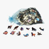 Puzzle Bois Chien Artistique – DoggyArt