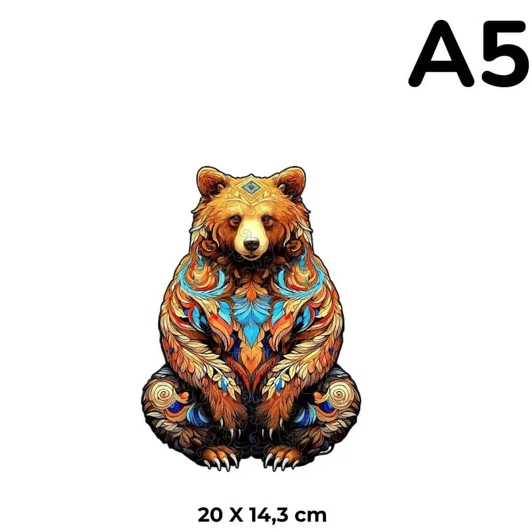 Puzzle Bois Ours Artistique - GrizzlyArt