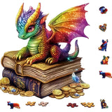 Puzzle Bois Dragon Majestueux