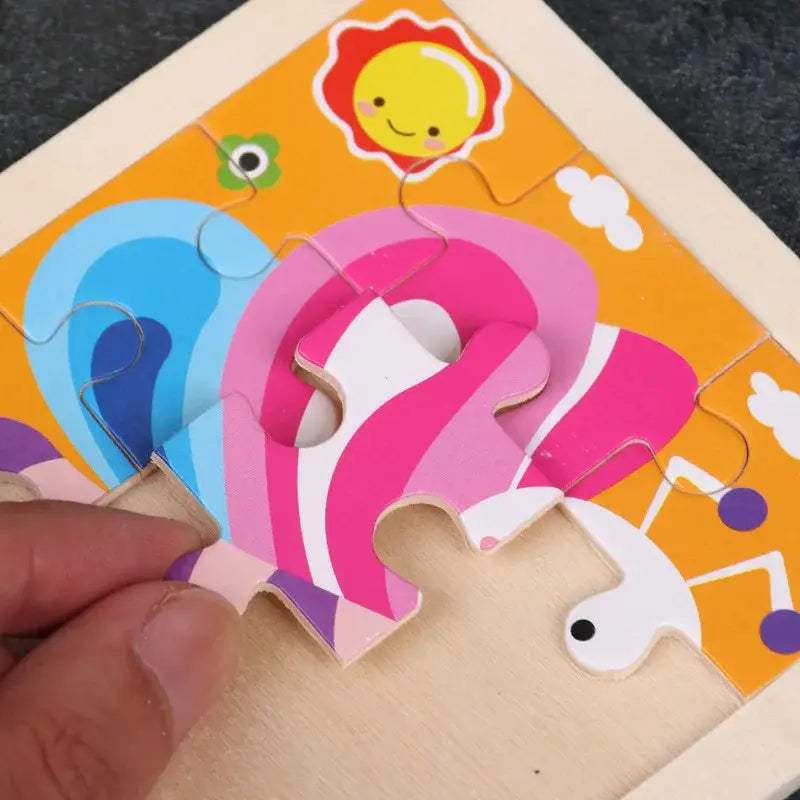 Puzzle Bois Pedagogique Bebe