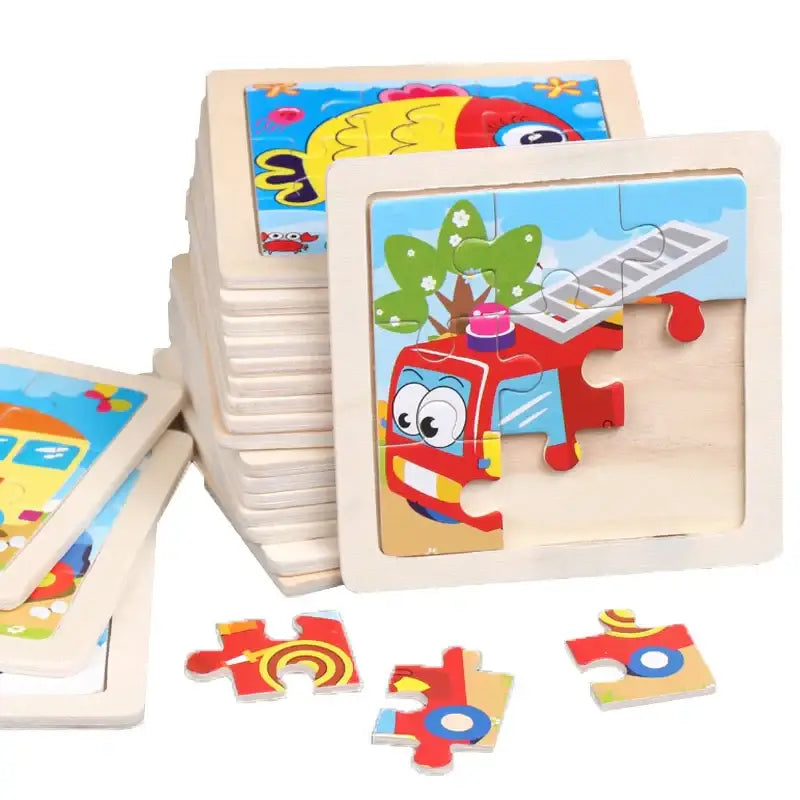 Puzzle Bois Pedagogique Bebe
